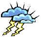 Lightning storm graphic